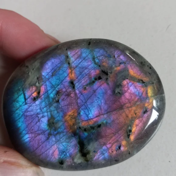 Magical Sunset Flash Labradorite Palmstone!!!!! - Picture 7 of 12